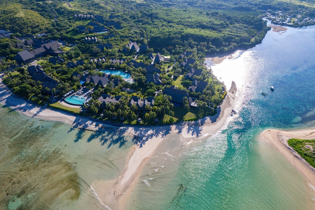Beautiful tropical beach with crystal clear waters