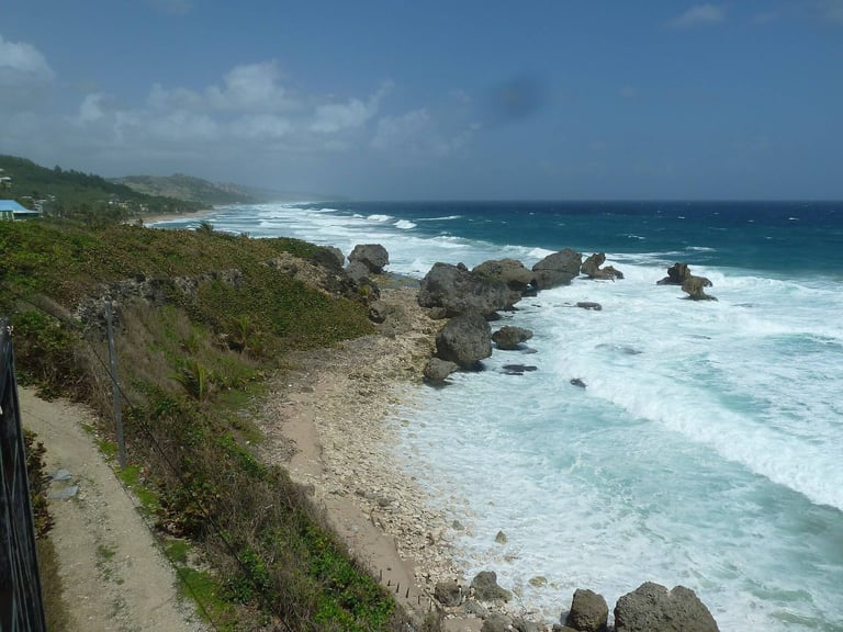 Atlantic coast near Bathsheba, Barbados
