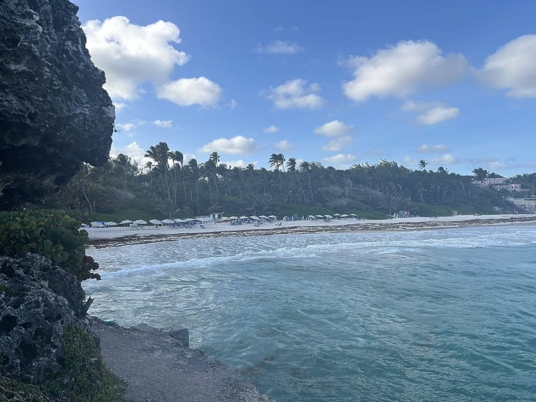 Beach below The Crane Resort, Barbados