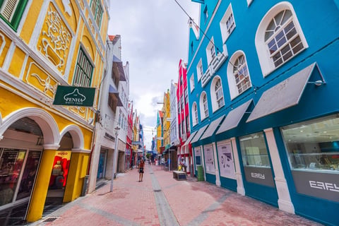 Colorful buildings in Willemstad
