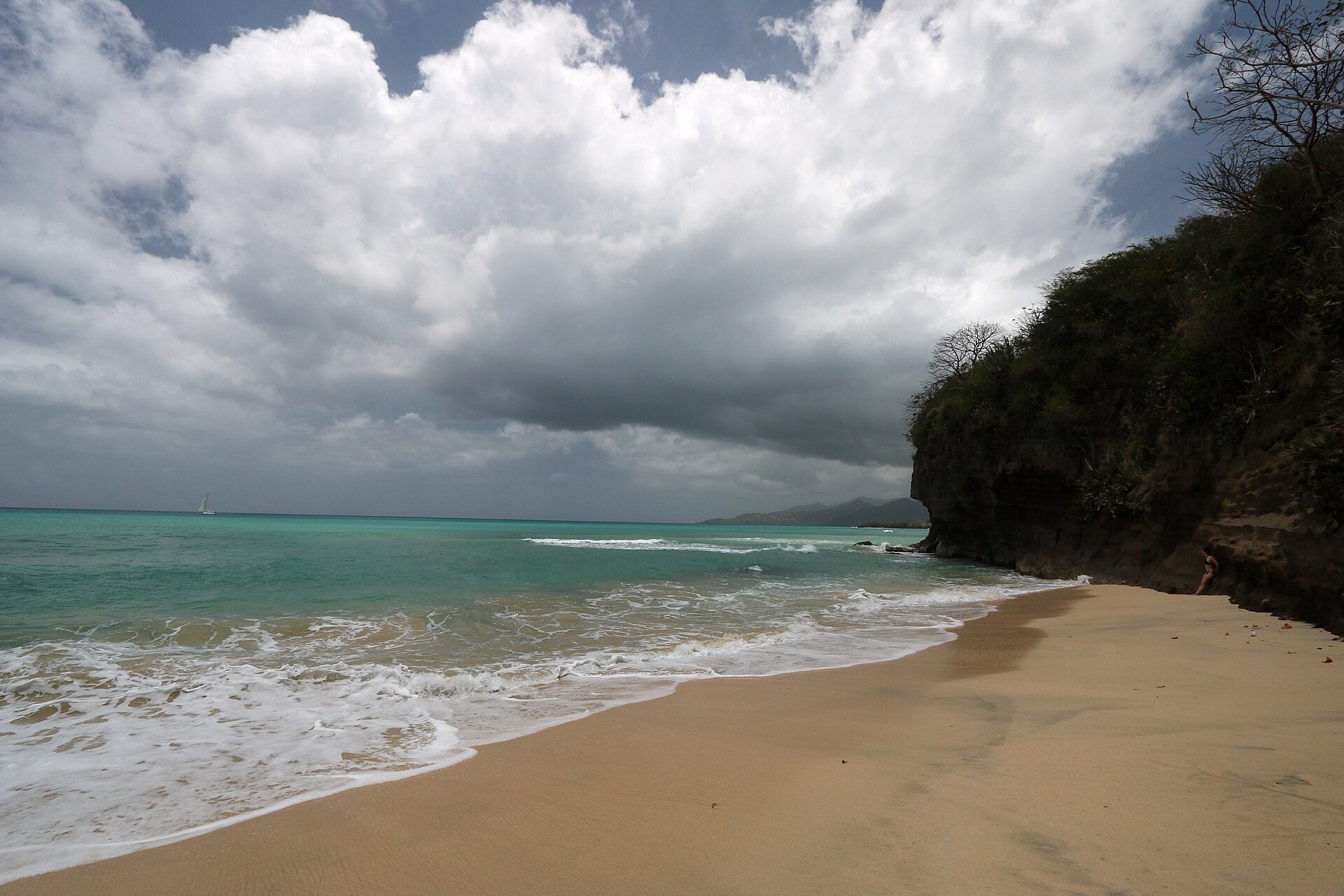 A beach in Grenada