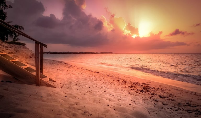 Sunset at Grace Bay, Turks & Caicos